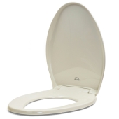 Bemis 1200E4 (Biscuit/Linen) Premium Plastic Soft-Close Elongated Toilet Seat Bemis